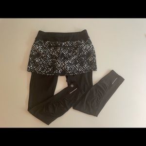 Athleta Leggins with Skirt